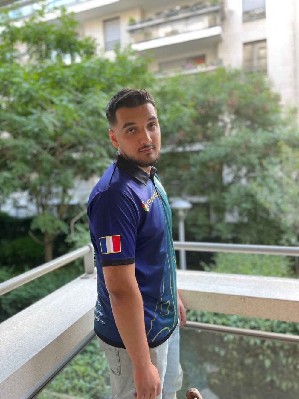 Maillot de football unisexe France-Algérie