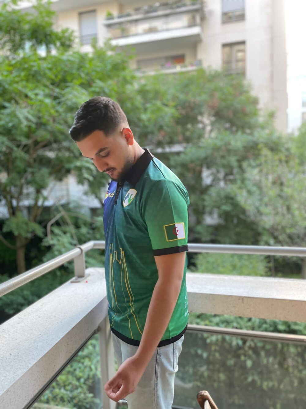 Maillot de football unisexe France-Algérie